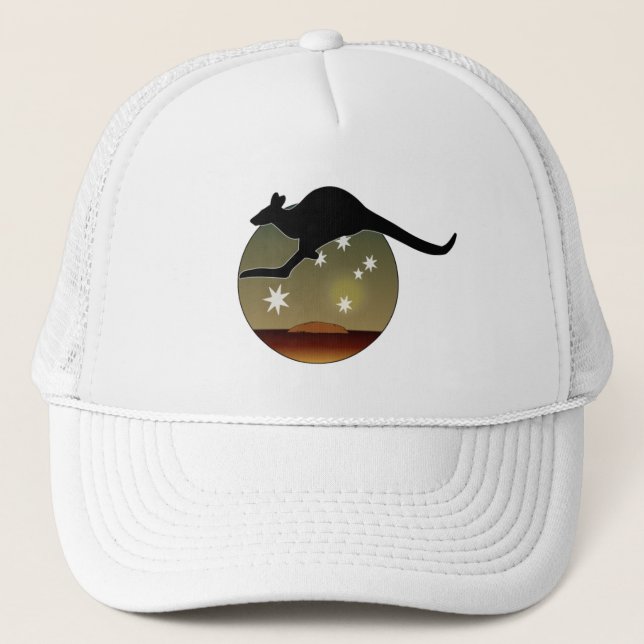Gorra De Camionero Casquillo australiano del canguro (Anverso)