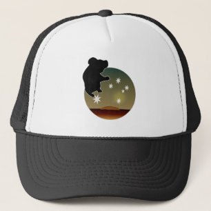 Gorra De Camionero Casquillo australiano del icono de la koala