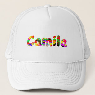 Gorra De Camionero Casquillo blanco de la malla para Camila