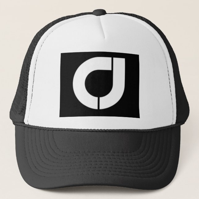 Gorra De Camionero Casquillo blanco y negro para hombre del camionero (Anverso)