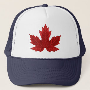 Gorra De Camionero Casquillo canadiense de la hoja de arce