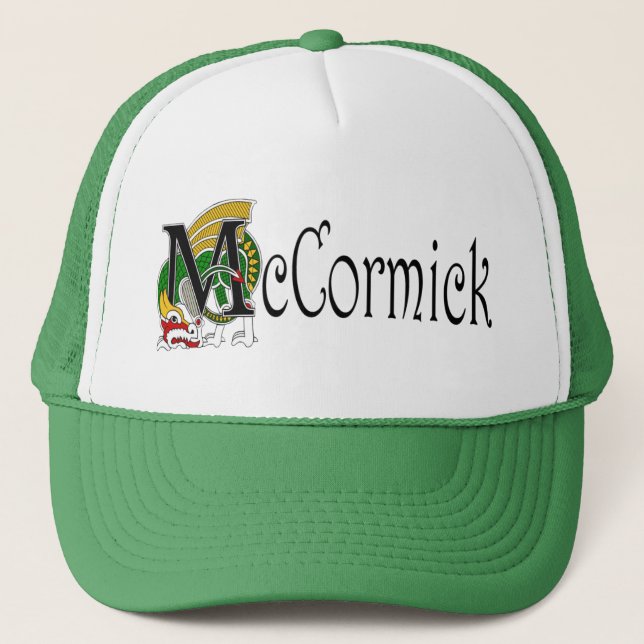 Gorra De Camionero Casquillo céltico del dragón de McCormick (Anverso)