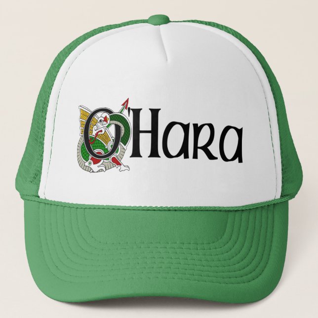 Gorra De Camionero Casquillo céltico del dragón de O'Hara (Anverso)