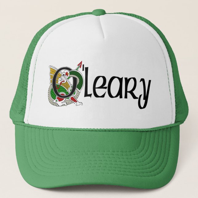 Gorra De Camionero Casquillo céltico del dragón de O'Leary (Anverso)