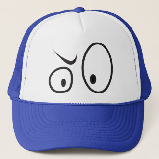 Gorra De Camionero Casquillo con "WTF?" Ojos
