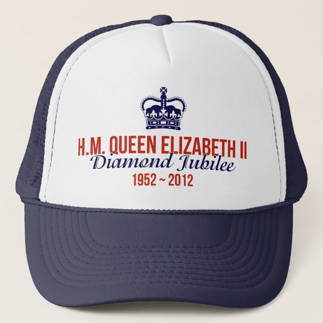 Gorra De Camionero Casquillo conmemorativo del jubileo de diamante (Anverso)