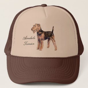 Gorra De Camionero Casquillo de Airedale Terrier