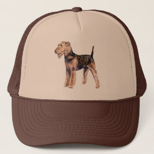 Gorra De Camionero Casquillo de Airedale Terrier