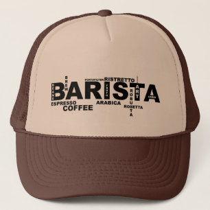 Gorra De Camionero Casquillo de Barista - diseños de Barista