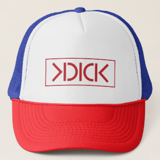 Gorra De Camionero Casquillo de béisbol ROJO del logotipo de KDICK