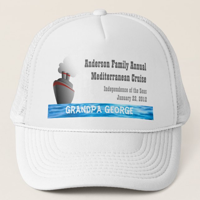 Gorra De Camionero Casquillo de encargo de la travesía del (Anverso)