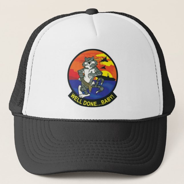 GORRA DE CAMIONERO CASQUILLO DE F-14 TOMCAT (Anverso)