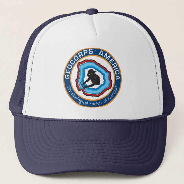 Gorra De Camionero Casquillo de GeoCorps América (Anverso)