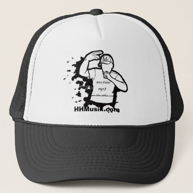Gorra De Camionero casquillo de HHMusik.com (Anverso)