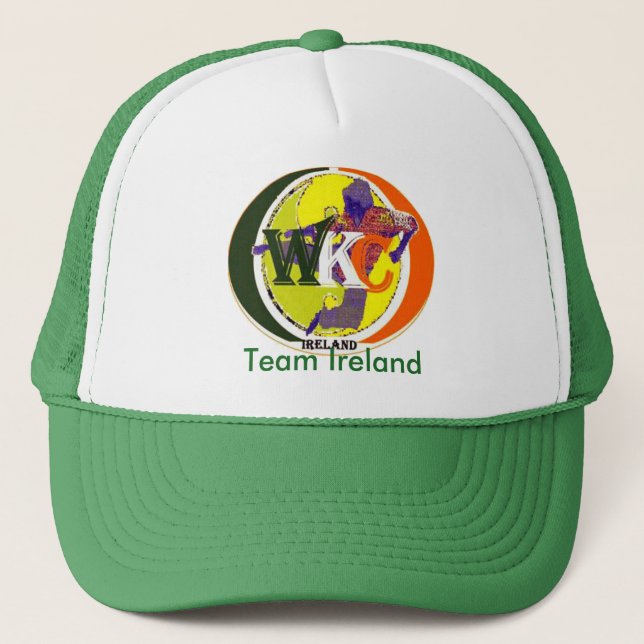 Gorra De Camionero Casquillo de Irlanda del equipo de WKC (Anverso)