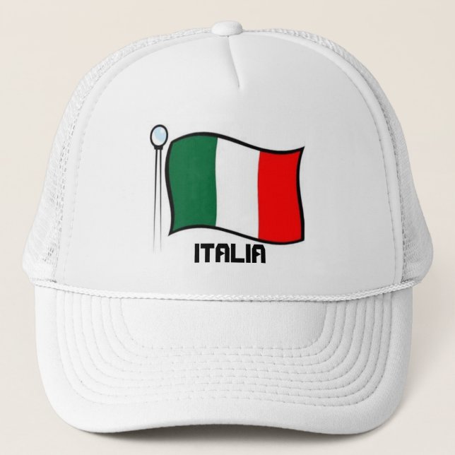 Gorra De Camionero Casquillo de Italia (Anverso)