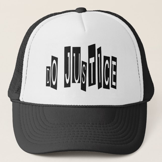 Gorra De Camionero Casquillo de justicia (Anverso)
