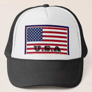 Gorra De Camionero Casquillo de la bandera de los E.E.U.U.