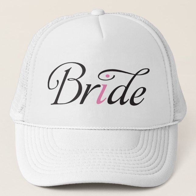 Gorra De Camionero Casquillo de la bola de la novia (Anverso)