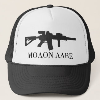 Gorra De Camionero Casquillo de la carabina de Molon Labe