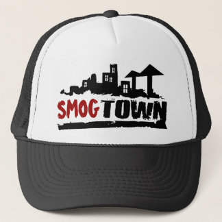 Gorra De Camionero Casquillo de la ciudad de la niebla con humo