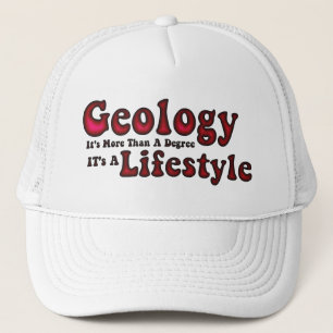 Gorra De Camionero Casquillo de la forma de vida de la geología