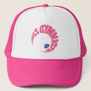 Gorra De Camionero Casquillo de la gimnasia de los chicas