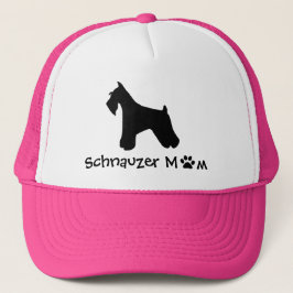 Gorra De Camionero Casquillo de la mamá del Schnauzer