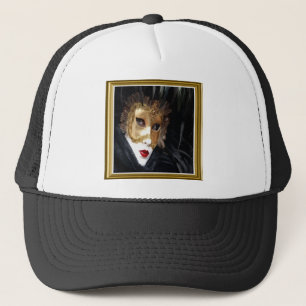 Gorra De Camionero Casquillo de la máscara del carnaval de Venecia