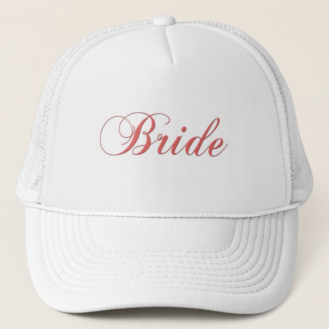 Gorra De Camionero Casquillo de la novia (Anverso)