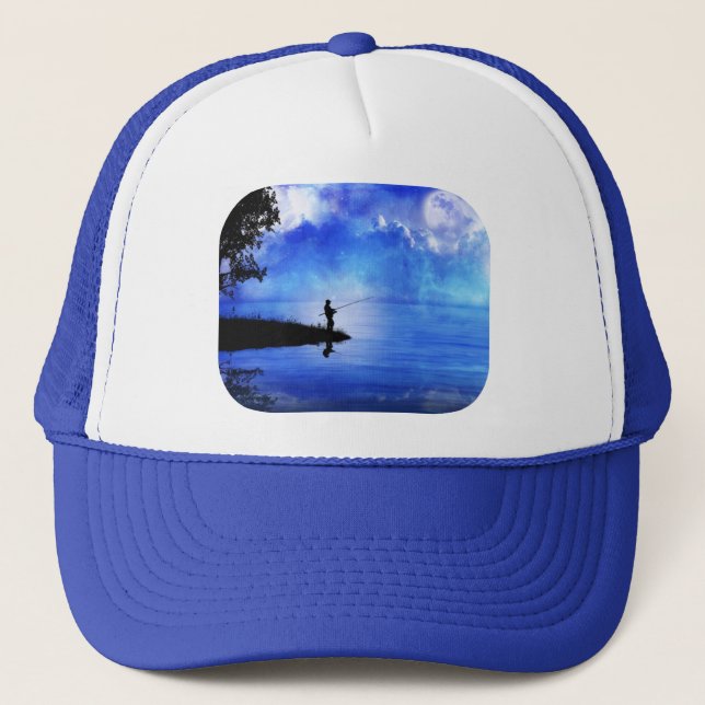 Gorra De Camionero Casquillo de la pesca con mosca (Anverso)