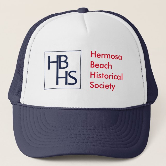 Gorra De Camionero Casquillo de la sociedad histórica de la playa de (Anverso)