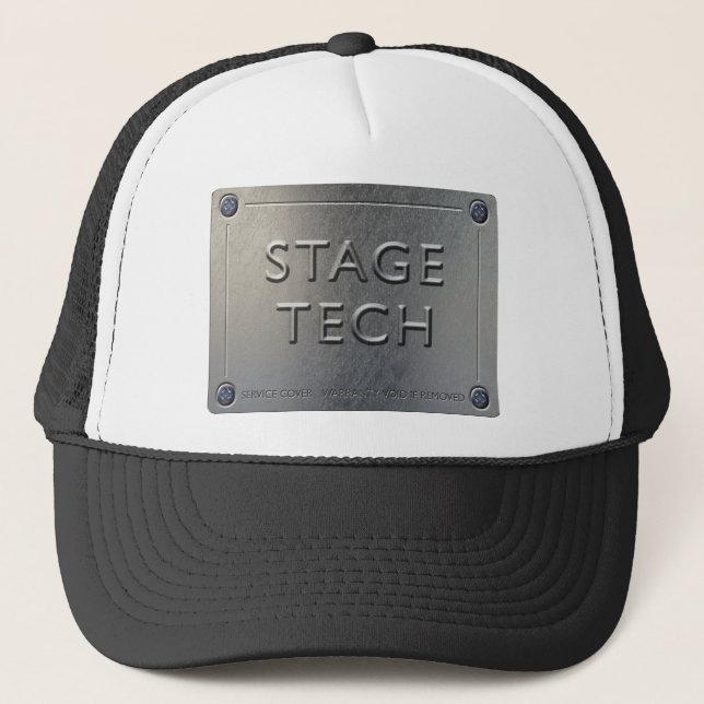 Gorra De Camionero Casquillo de la TECNOLOGÍA de la ETAPA - diseño (Anverso)