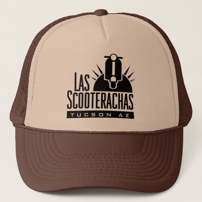 Gorra De Camionero Casquillo de Las Scooterachas (Anverso)
