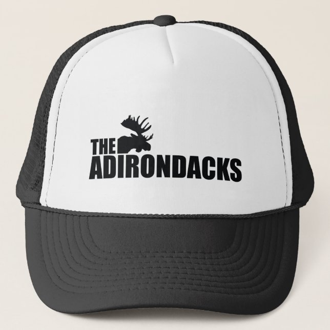 Gorra De Camionero Casquillo de los alces del Adirondacks (Anverso)