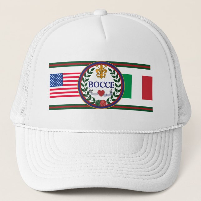Gorra De Camionero Casquillo de los camioneros de Bocce América nad (Anverso)