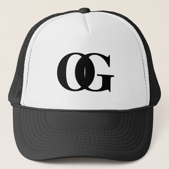Gorra De Camionero Casquillo de los camioneros de OG "Gangsta (Anverso)