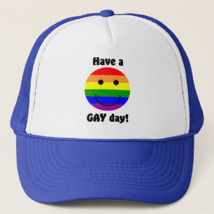 Gorra De Camionero Casquillo de los deportes--¡Tenga un día gay!