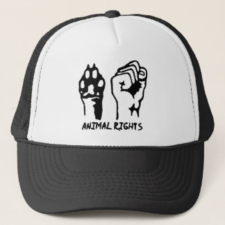 Gorra De Camionero Casquillo de los derechos de los animales
