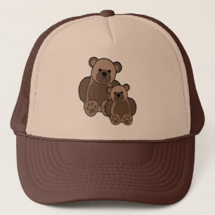 Gorra De Camionero Casquillo de los osos de peluche