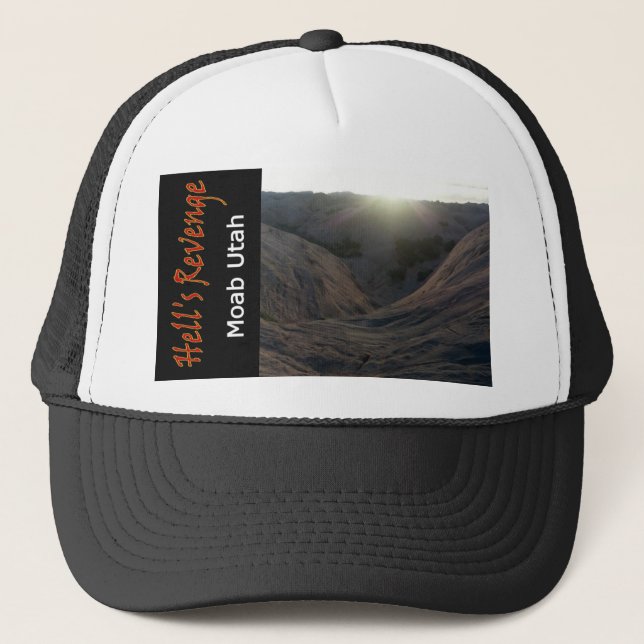 Gorra De Camionero Casquillo de Moab Utah de la venganza del infierno (Anverso)