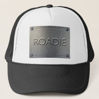 Gorra De Camionero Casquillo de ROADIE - diseño plateado de metal