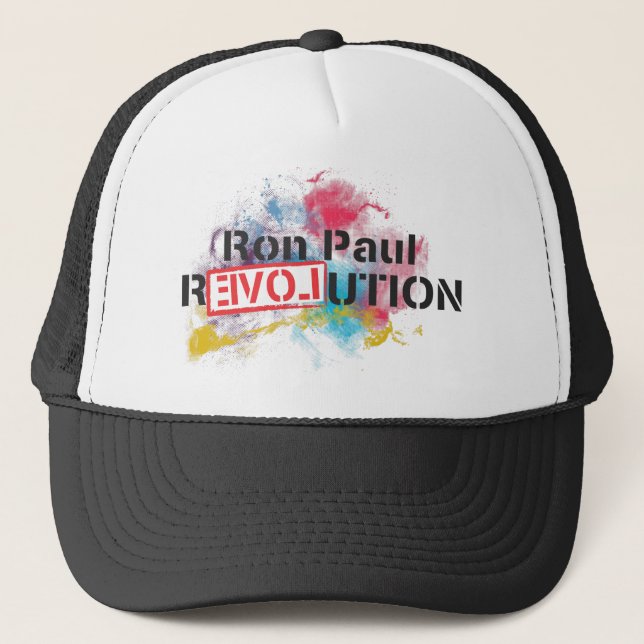 Gorra De Camionero Casquillo de Ron Paul (Anverso)
