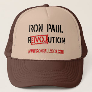 Gorra De Camionero Casquillo de Ron Paul