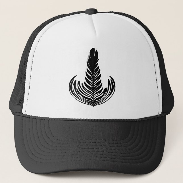 Gorra De Camionero Casquillo de Rosetta - diseños de Barista (Anverso)