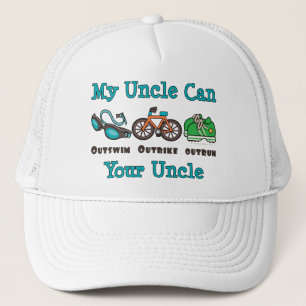 Gorra De Camionero Casquillo de tío Outswim Outbike Outrun Triathlon