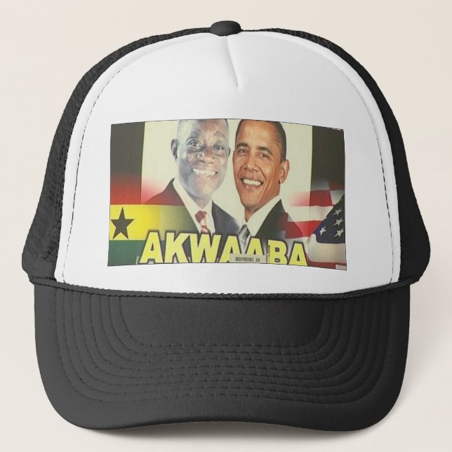 GORRA DE CAMIONERO CASQUILLO DE TRUEQUE DE OBAMA GHANA (Anverso)
