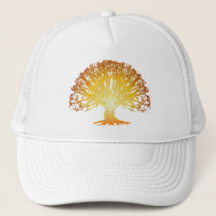 Gorra De Camionero Casquillo del árbol que brilla intensamente