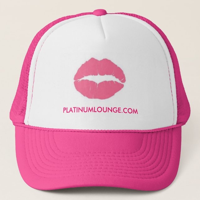 Gorra De Camionero Casquillo del beso del salón del platino (Anverso)