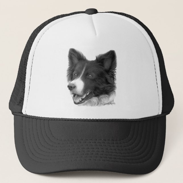 Gorra De Camionero Casquillo del border collie (Anverso)